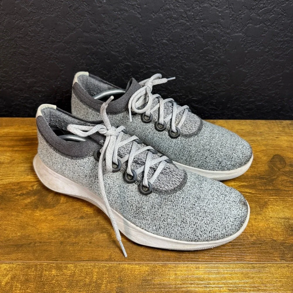Allbirds‎ Wool Dasher Mizzle Grey Merino Wool Water Repellent Sneakers Mens 13